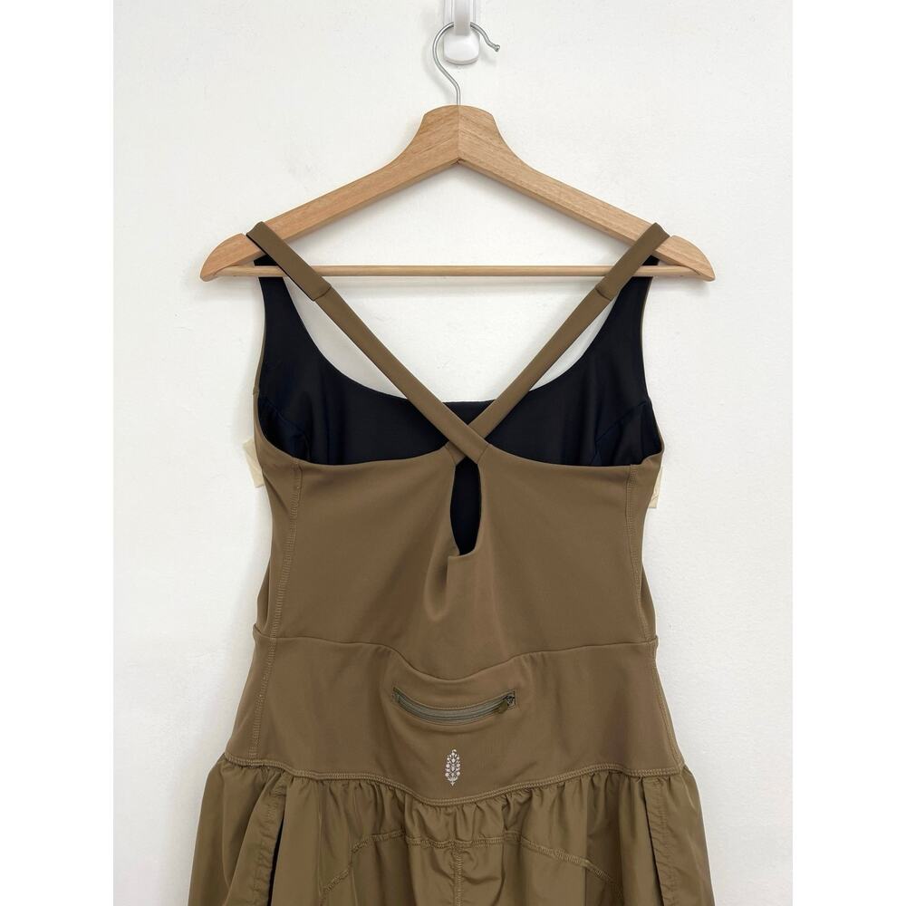 FP Movement Righteous Runsie Running Workout Cut Out Romper Tea Leaves - Large - Picture 6 of 16